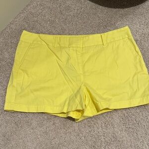LOFT High Waist Yellow Women's Shorts